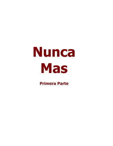 Nunca más