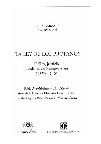 La Ley de Los Profanos