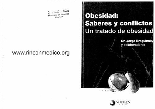 Obesidad : saberes y conflictos : un tratado de obesidad