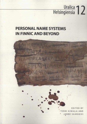 Personal name systems in Finnic and beyond