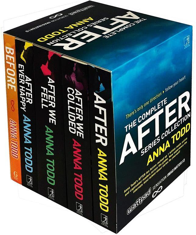 The Complete After Series Collection 5 Books Box Set by Anna Todd (After Ever Happy, After, After We Collided, After We Fell, Before)