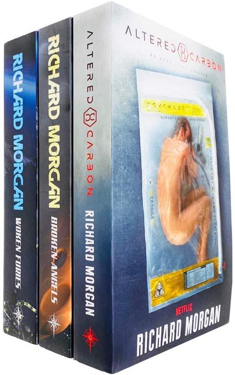 Netflix Altered Carbon Series 3 Books Collection Set (Altered Carbon, Woken Furies, Broken Angels)