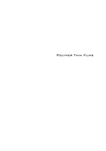 Thin Films of Aromatic Polyazomethines.