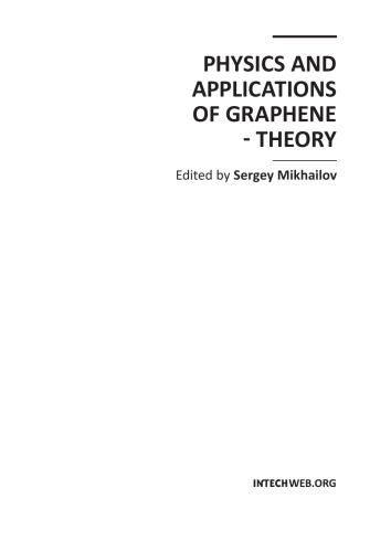 Physics and applications of graphene : theory / monograph.