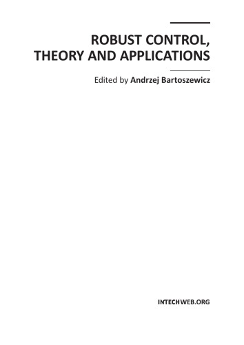 Robust control, theory and applications / monograph.