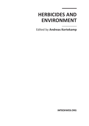 How Early Diagenesis Reveals in Situ Biodegradation of Herbicides in Sediment.