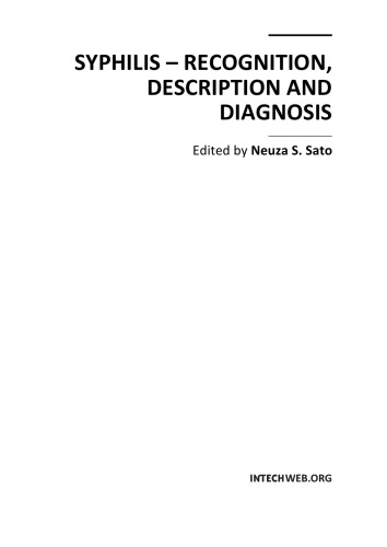 Serologic Response to Treatment in Syphilis.