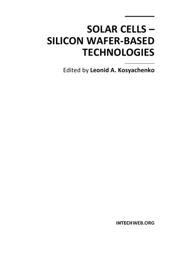 Silicon Solar Cells Structural Properties of Ag-Contacts/Si-Substrate