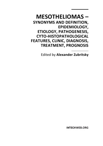 Mesothelioma in Domestic Animals Cytological and Anatomopathological Aspects