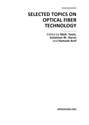 Selected topics on optical fiber technology / monograph.