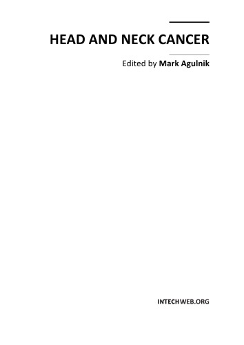 Molecular Genetics and Biology of Head and Neck Squamous Cell Carcinoma Implications For Diagnosis, Prognosis and Treatment