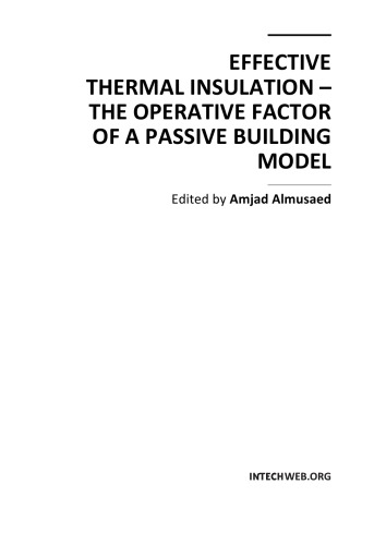 A New Method for Numerical Modeling of Heat Transfer in Thermal Insulations Products