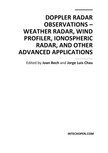 Use of Radar Precipitation Estimates in Urban Areas a Case Study of Mexico City