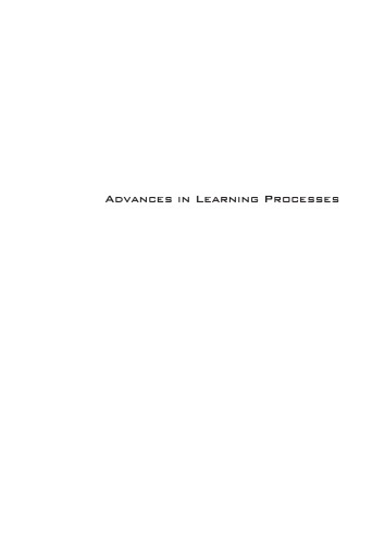 Advances in Learning