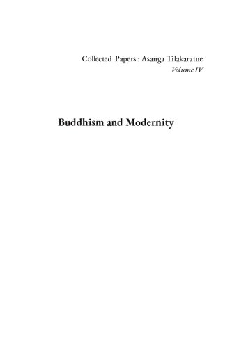 Buddhism and Modernity