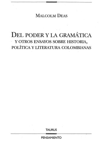 del Poder y La Gramatica