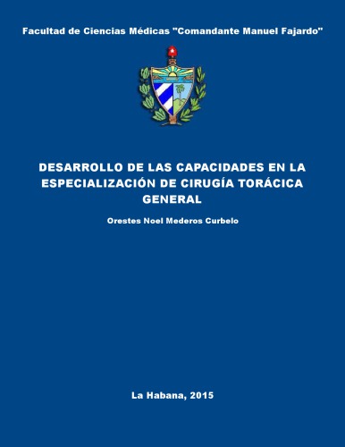 Desarrollo de las capacidades en la especialización de cirugía torácica general