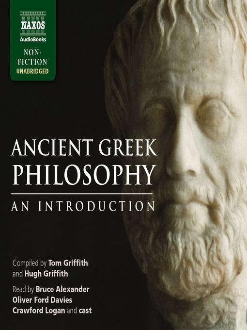 Ancient Greek Philosophy--An Introduction