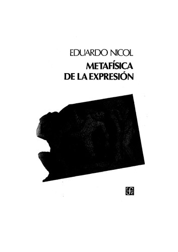 Metafisica de La Expresion