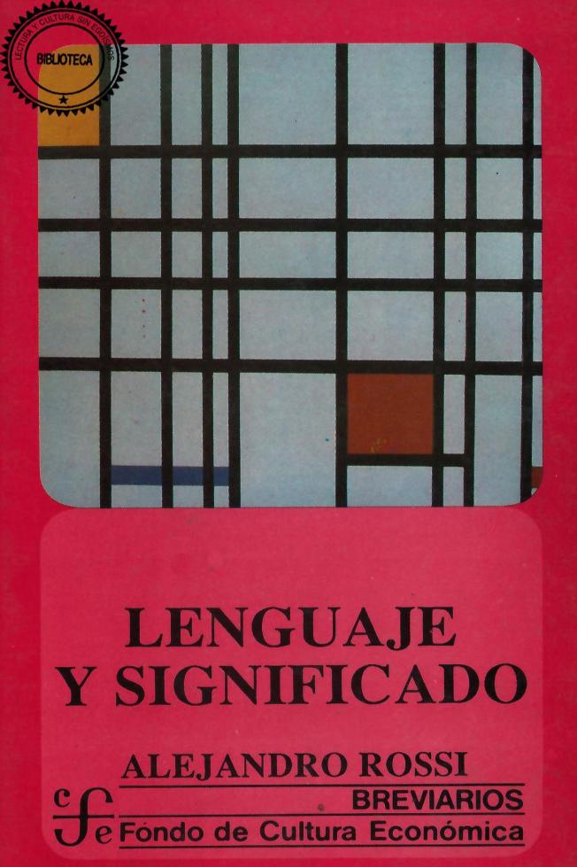 Lenguaje y significado