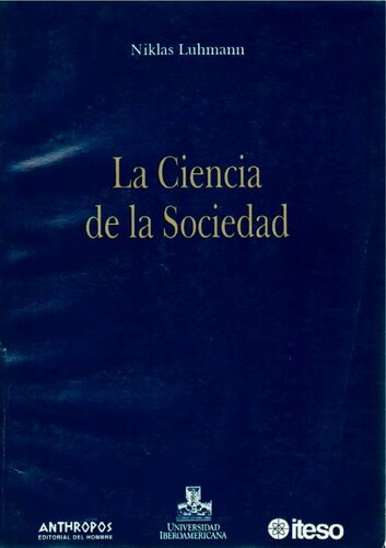 La Ciencia de la sociedad