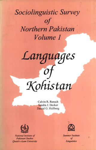 Sociolinguistic survey of northern Pakistan.