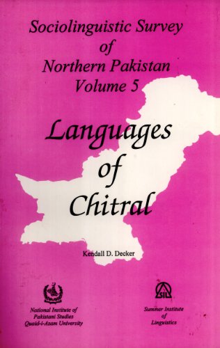 Sociolinguistic survey of northern Pakistan.