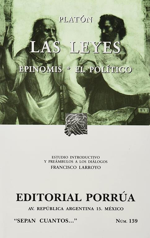 Las leyes. Epinomis. El pol&iacute;tic