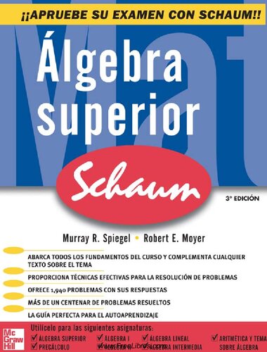 Algebra superior (Serie Schaum's)