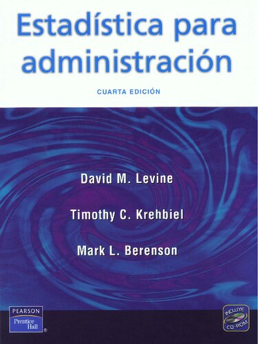 Estadistica Para Administracion   Con Cd Rom