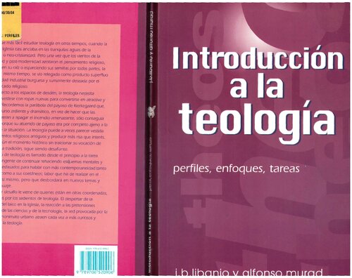 Introducción a la teología : perfil, enfoques, tareas