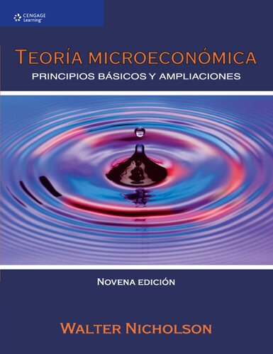 Teoría microeconómica: principios básicos y ampliaciones