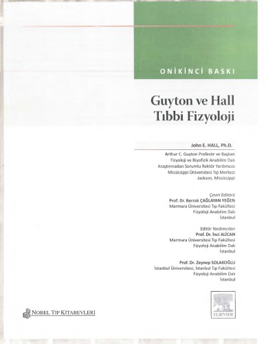 Guyton ve Hall Tıbbi Fizyoloji