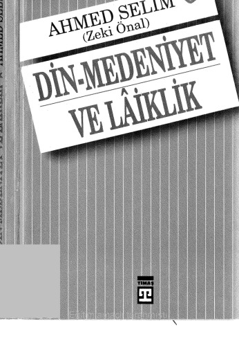 Din-medeniyet ve lâiklik