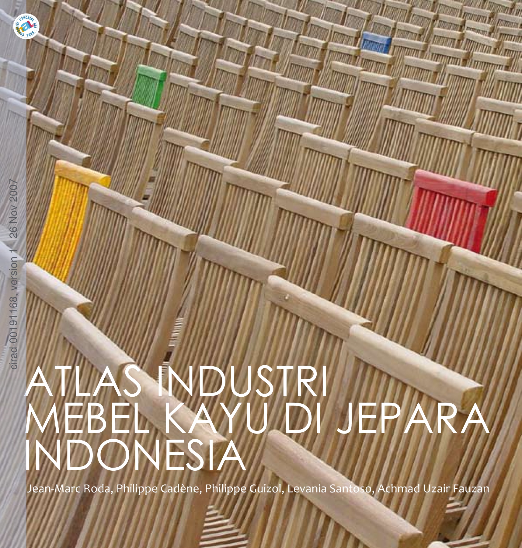 Atlas industri mebel kayu di Jepara, Indonesia.