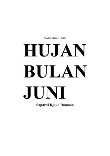 Hujan Bulan Juni