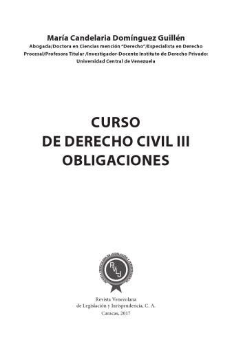 Curso de derecho civil III obligaciones