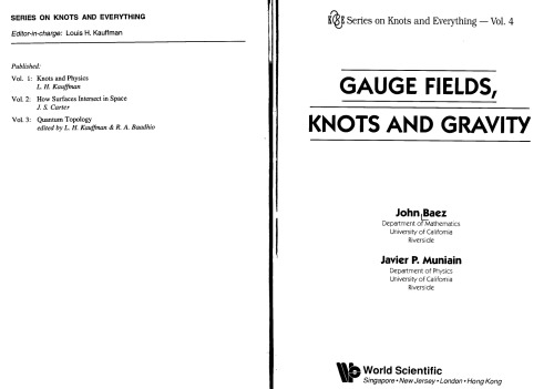 Gauge Fields, Knots and Gravity