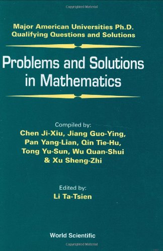 Problems And Solutions In Mathematics