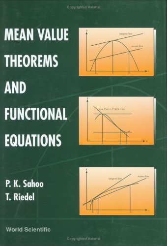 Mean Value Theorems and Functional Equat