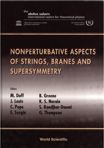 Nonperturbative Aspects of Strings, Branes and Supersymmetry