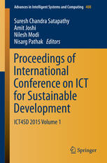 Proceedings of International Conference on ICT for Sustainable Development : ICT4SD 2015