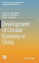 Development of Circular Economy in China