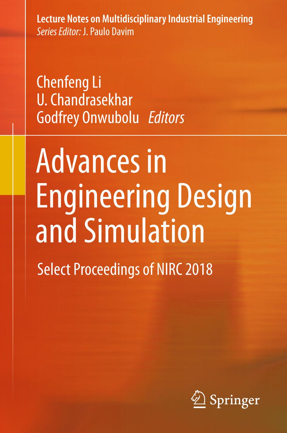 Advances in engineering design and simulation : select proceedings of NIRC 2018