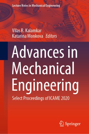 Advances in Mechanical Engineering Select Proceedings of ICAME 2020