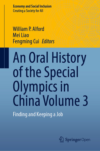 An oral history of the Special Olympics in China Volume 3, Finding and keeping a job