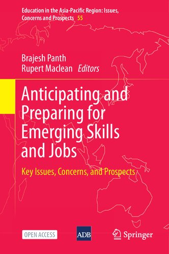 Anticipating and preparing for emerging skills and jobs: key Issues, concerns, and prospects