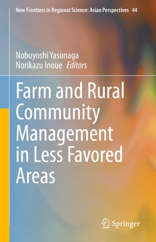 Farm and rural community management in less favored areas