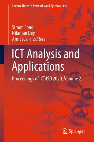 ICT Analysis and Applications : Proceedings of ICT4SD 2020, Volume 2