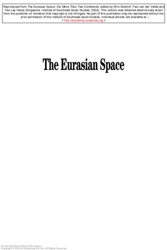 The Eurasian space : fare more than two continents